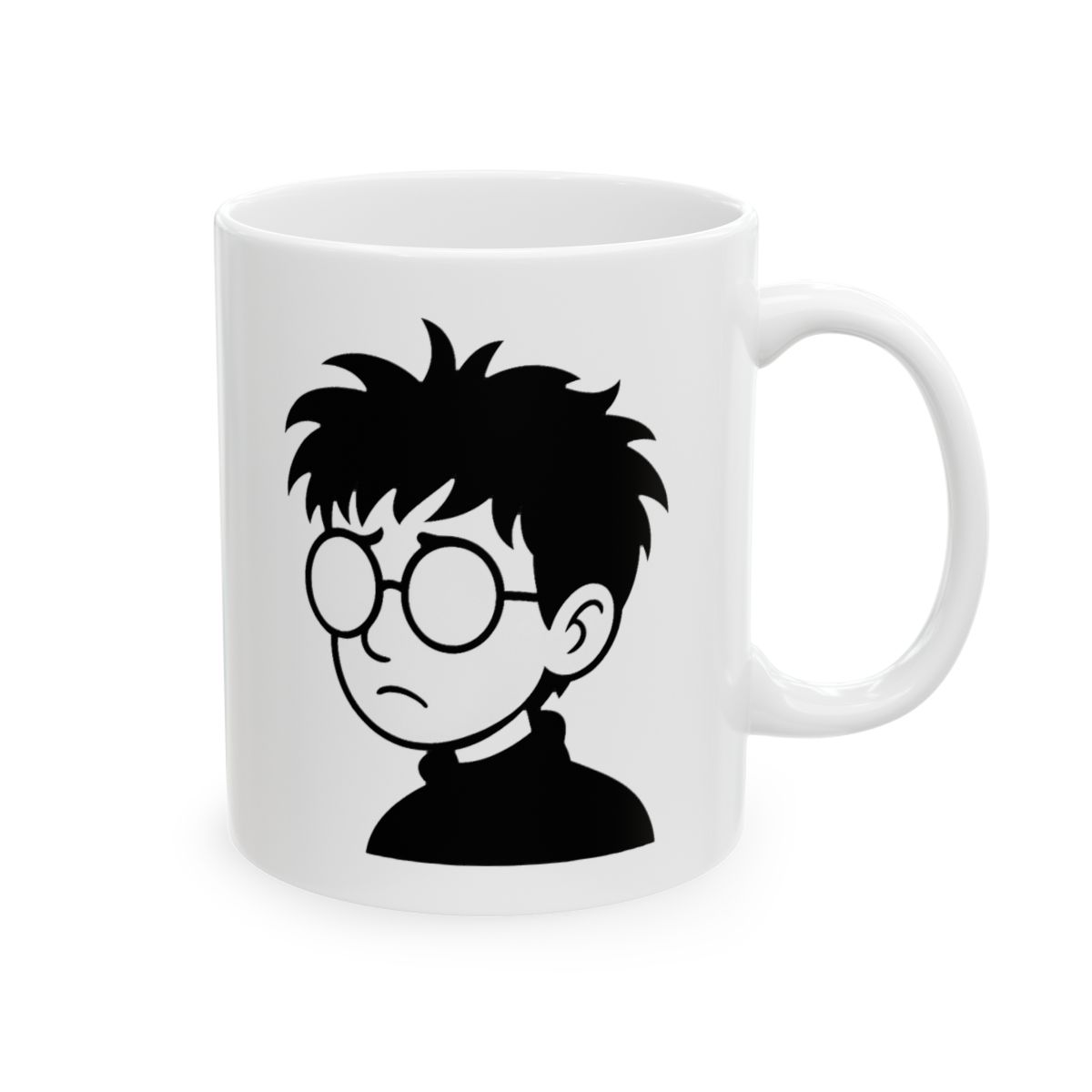 Bespectacled Cartoon Geek | Nerd Coffee Mug, Geek Gift, Office Cup - Official mugs merchandise