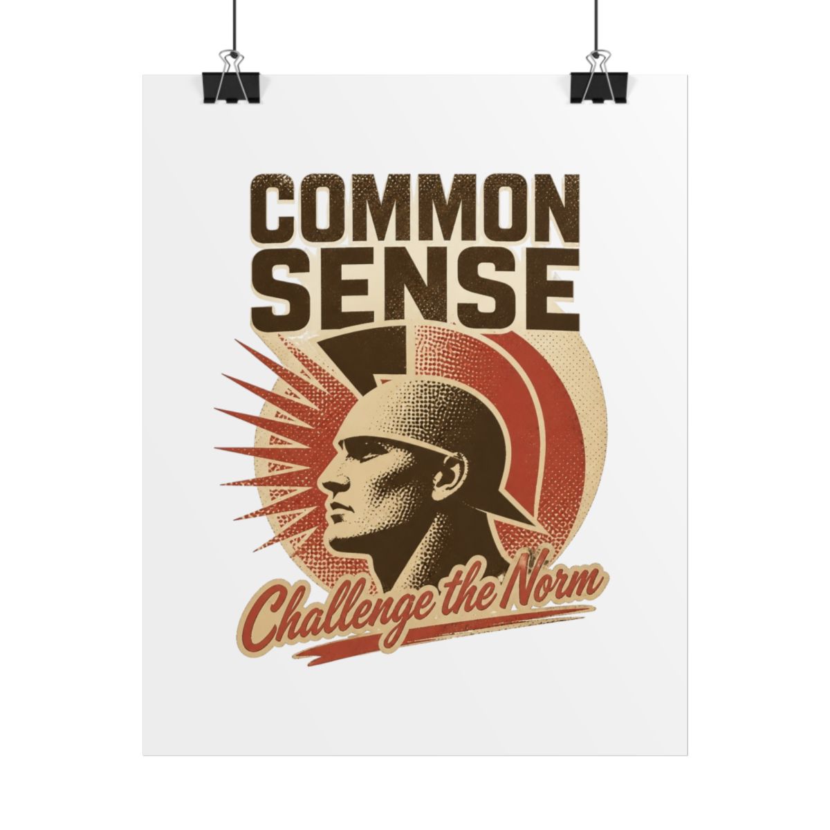 Dan Carlin’s Common Sense "Design 3" Poster
