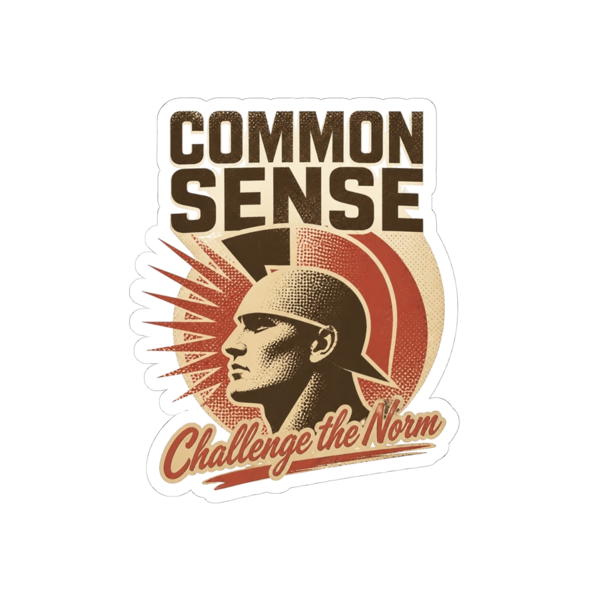 Dan Carlin’s Common Sense "Design 3" Sticker - alternate angle 2, merchandise