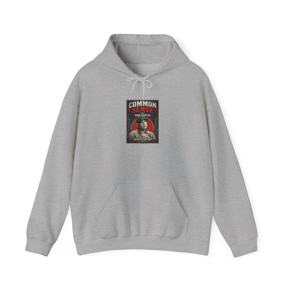 Dan Carlin’s Common Sense "Common Sense with Dan Carlin" Hoodie - alternate angle 3, merchandise