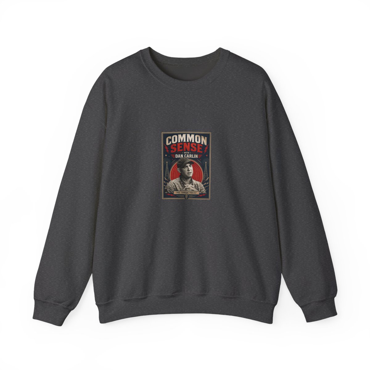 Dan Carlin’s Common Sense "Common Sense with Dan Carlin" Crewneck - alternate angle 4, merchandise